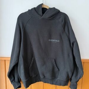 Essentials Black Hoodie